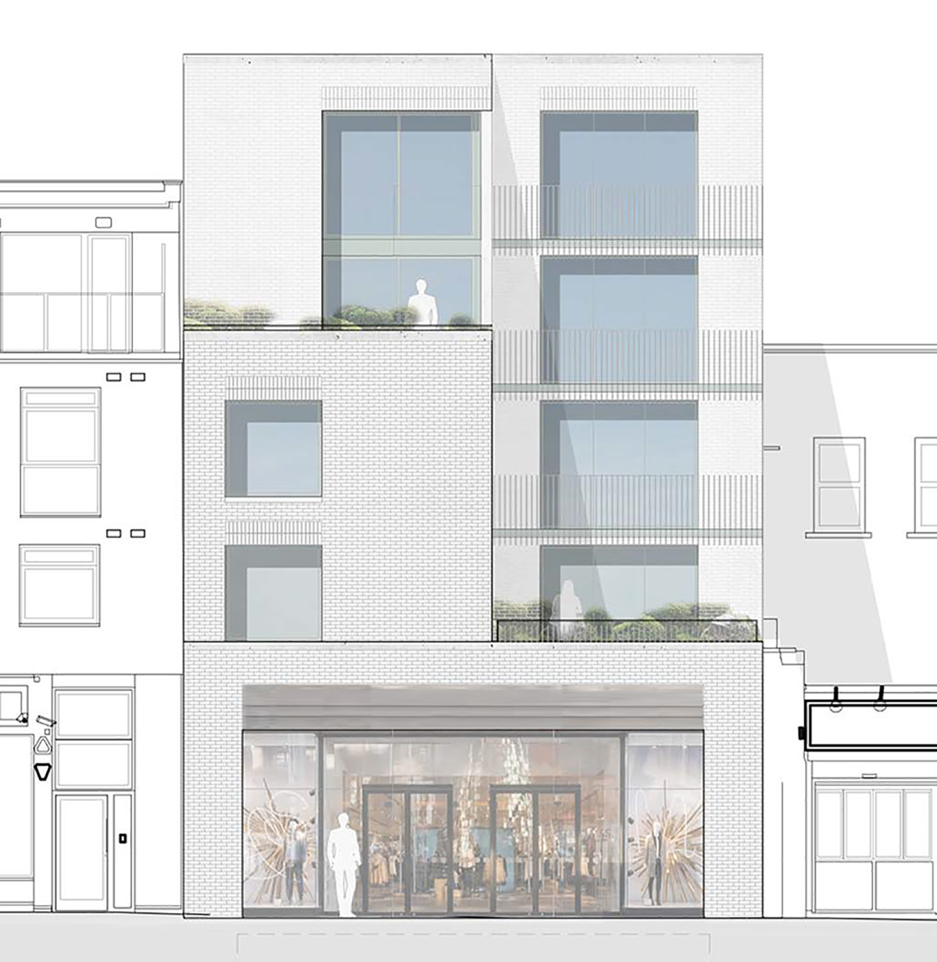 L080_06.01_72 Chalk farm Road_Elevation Sketch.indd